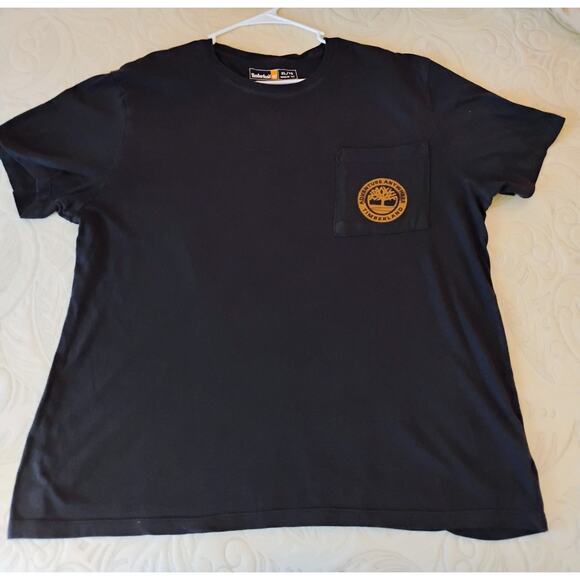 XL Navy Blue Timberland T Shirt. Adventures Everywhere. Timbs. Plus Size. - Picture 1 of 9